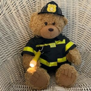Firefighter Teddy Bear with Flashlight